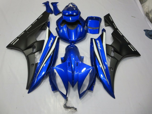 Blau & Schwarz Design 2006-2007 Yamaha R6 Motorrad Verkleidungen Blau & Schwarz Design 2006-2007 Yamaha R6 Motorrad Verkleidungen