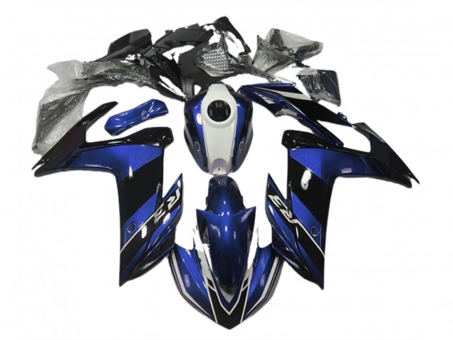 Blau & Schwarz Glänzend 2015-2018 Yamaha R3 Motorrad Verkleidungen Blau & Schwarz Glänzend 2015-2018 Yamaha R3 Motorrad Verkleidungen