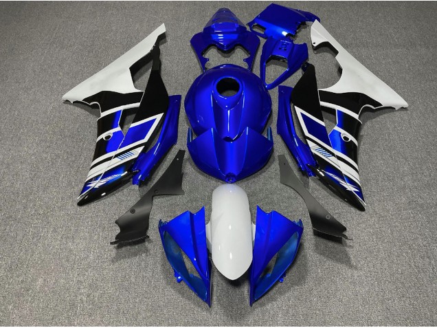 Blau Schwarz & Weiß OEM Stil 2008-2016 Yamaha R6 Motorrad Verkleidungen Blau Schwarz & Weiß OEM Stil 2008-2016 Yamaha R6 Motorrad Verkleidungen