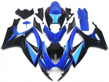 Blau & Schwarz Special 2006-2007 Suzuki GSXR 600-750 Motorrad Verkleidungen
