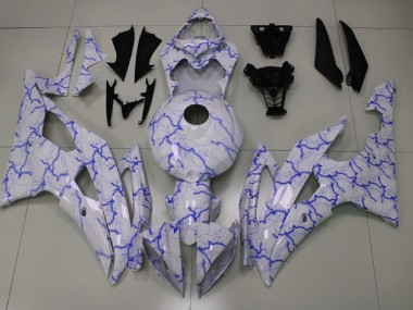 Blaue Beleuchtung 2008-2016 Yamaha R6 Motorrad Verkleidungen