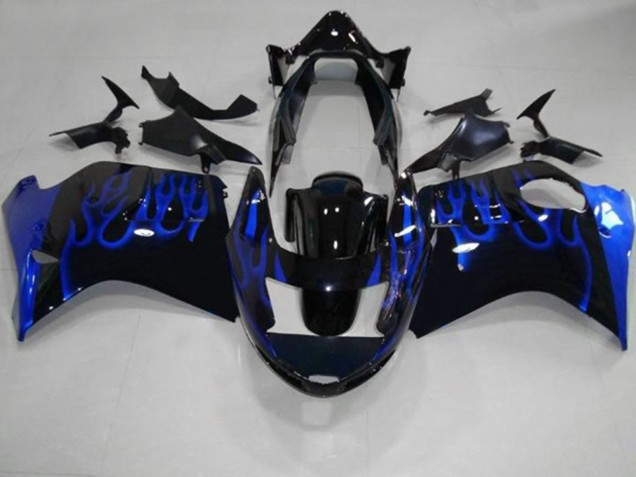 Blaue Flamme 1996-2007 Honda CBR1100XX Motorrad Verkleidungen
