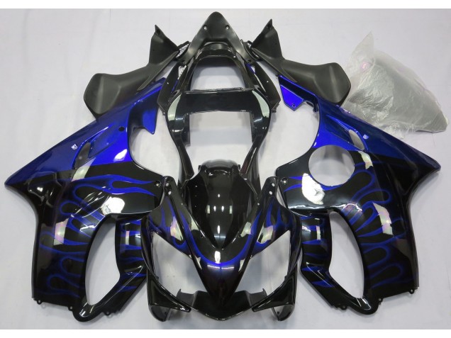 Blaue Flamme 2001-2003 Honda CBR600 F4i Motorrad Verkleidungen Blaue Flamme 2001-2003 Honda CBR600 F4i Motorrad Verkleidungen