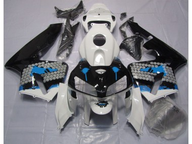Blaue Spritzer 2005-2006 Honda CBR600RR Motorrad Verkleidungen