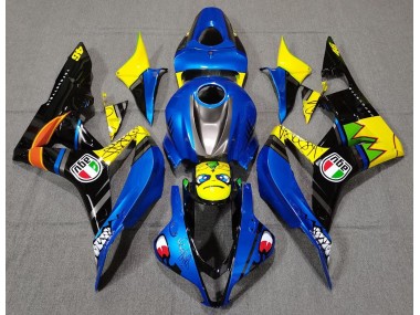 Blauer Hai 2007-2008 Honda CBR600RR Motorrad Verkleidungen