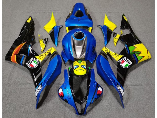 Blauer Hai 2007-2008 Honda CBR600RR Motorrad Verkleidungen Blauer Hai 2007-2008 Honda CBR600RR Motorrad Verkleidungen