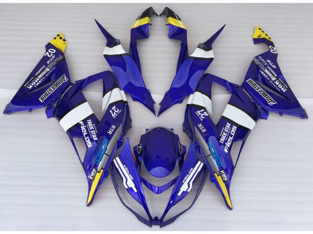 Blauer Stil 2013-2018 Kawasaki ZX6R Motorrad Verkleidungen Blauer Stil 2013-2018 Kawasaki ZX6R Motorrad Verkleidungen