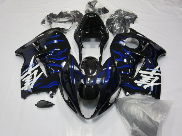 Blauer Wirbel 1997-2007 Suzuki GSXR 1300 Motorrad Verkleidungen Blauer Wirbel 1997-2007 Suzuki GSXR 1300 Motorrad Verkleidungen