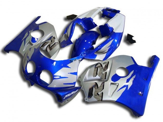 Blausilber & Weiß 1990-1998 Honda CBR250RR Motorrad Verkleidungen Blausilber & Weiß 1990-1998 Honda CBR250RR Motorrad Verkleidungen