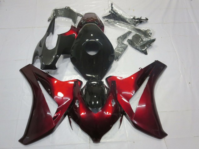 Candy Red & Schwarz 2008-2011 Honda CBR1000RR Motorrad Verkleidungen Candy Red & Schwarz 2008-2011 Honda CBR1000RR Motorrad Verkleidungen
