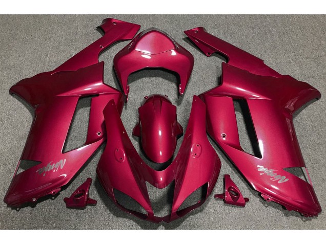 Candy Rot 2007-2008 Kawasaki ZX6R Motorrad Verkleidungen Candy Rot 2007-2008 Kawasaki ZX6R Motorrad Verkleidungen