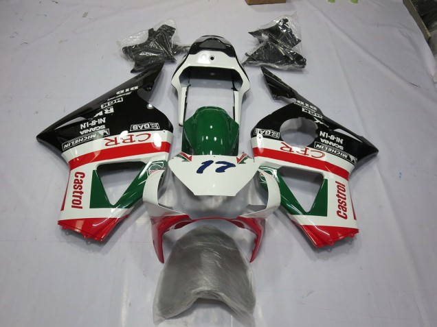 Castrol 2002-2003 Honda CBR954RR Motorrad Verkleidungen Castrol 2002-2003 Honda CBR954RR Motorrad Verkleidungen