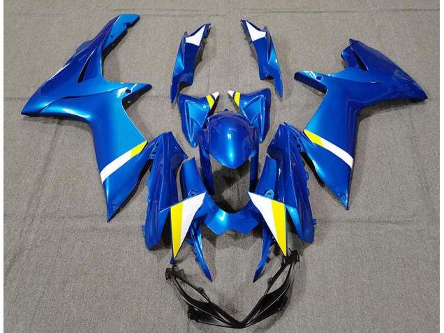 Custom Blau 2011-2024 Suzuki GSXR 600-750 Motorrad Verkleidungen Custom Blau 2011-2024 Suzuki GSXR 600-750 Motorrad Verkleidungen