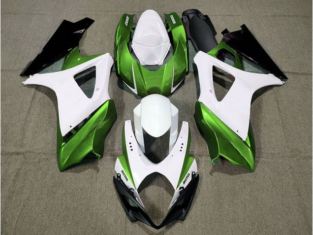 Custom Design Grün 2007-2008 Suzuki GSXR 1000 Motorrad Verkleidungen Custom Design Grün 2007-2008 Suzuki GSXR 1000 Motorrad Verkleidungen