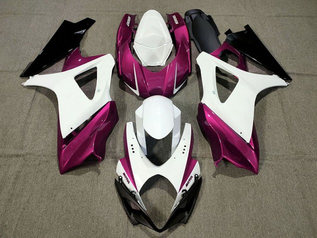 Custom Design Pink 2007-2008 Suzuki GSXR 1000 Motorrad Verkleidungen Custom Design Pink 2007-2008 Suzuki GSXR 1000 Motorrad Verkleidungen