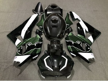 Custom Grün Carbonfaser Bull 2013-2023 Honda CBR600RR Motorrad Verkleidungen