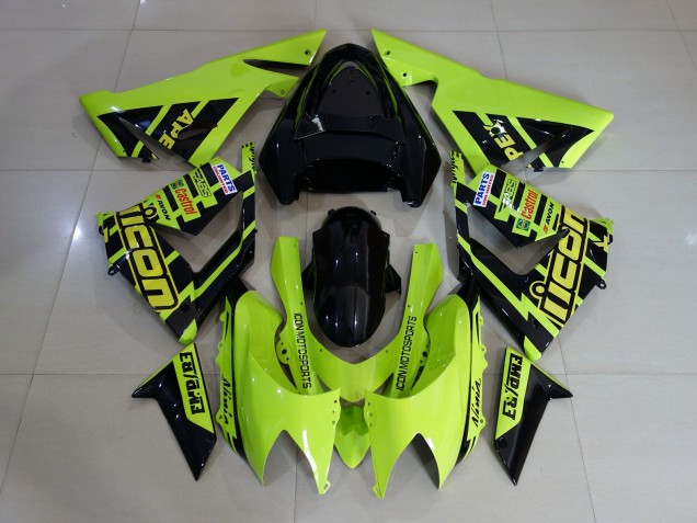 Custom High Viz Gelb 2004-2005 Kawasaki ZX10R Motorrad Verkleidungen Custom High Viz Gelb 2004-2005 Kawasaki ZX10R Motorrad Verkleidungen
