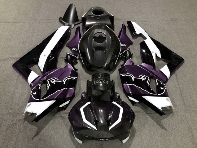 Custom Lila Carbonfaser Bull 2013-2023 Honda CBR600RR Motorrad Verkleidungen Custom Lila Carbonfaser Bull 2013-2023 Honda CBR600RR Motorrad Verkleidungen