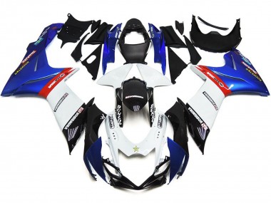 Custom Logos Mit Blau & Rot 2011-2024 Suzuki GSXR 600-750 Motorrad Verkleidungen