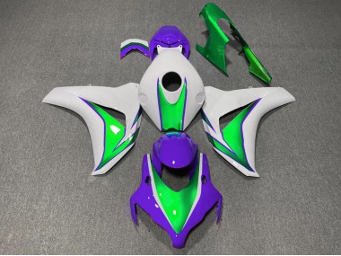 Der Joker Grün & Lila Glänzend 2008-2011 Honda CBR1000RR Motorrad Verkleidungen