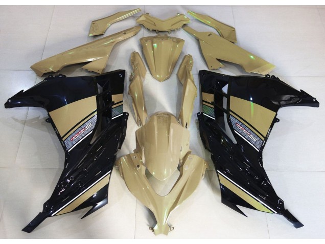 Desert Tan & Schwarz 2013-2018 Kawasaki Ninja 300 Motorrad Verkleidungen Desert Tan & Schwarz 2013-2018 Kawasaki Ninja 300 Motorrad Verkleidungen