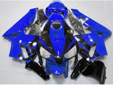 Design In Glänzendem Blau & Schwarz 2005-2006 Honda CBR600RR Motorrad Verkleidungen