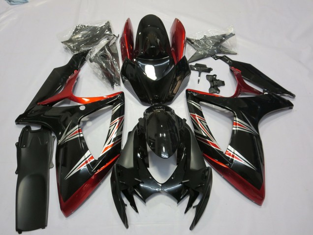 Dreifarbig 2006-2007 Suzuki GSXR 600-750 Motorrad Verkleidungen Dreifarbig 2006-2007 Suzuki GSXR 600-750 Motorrad Verkleidungen