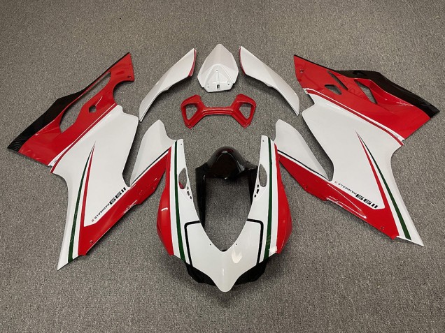 Dreifarbig 2011-2014 Ducati 1199 Motorrad Verkleidungen Dreifarbig 2011-2014 Ducati 1199 Motorrad Verkleidungen