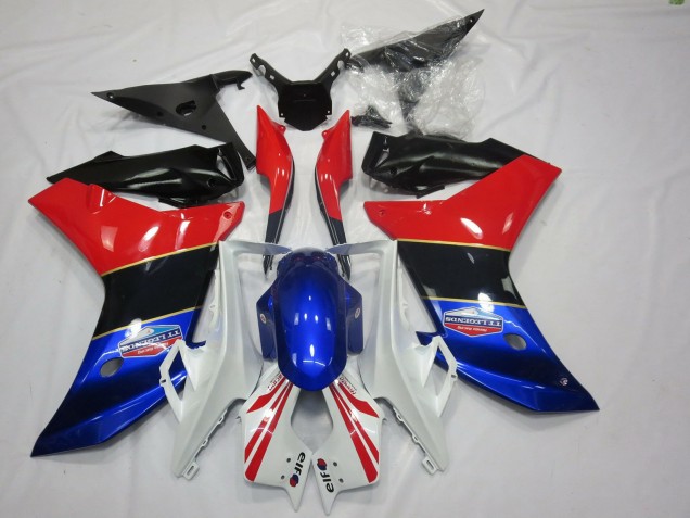 Dreifarbiger Goldener Streifen 2011-2012 Honda CBR600F Motorrad Verkleidungen Dreifarbiger Goldener Streifen 2011-2012 Honda CBR600F Motorrad Verkleidungen