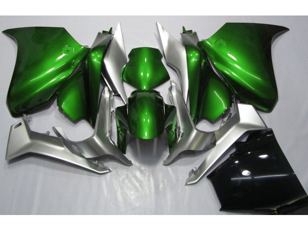 Dunkelgrün & Silber 2010-2013 Honda VFR1200 Motorrad Verkleidungen Dunkelgrün & Silber 2010-2013 Honda VFR1200 Motorrad Verkleidungen