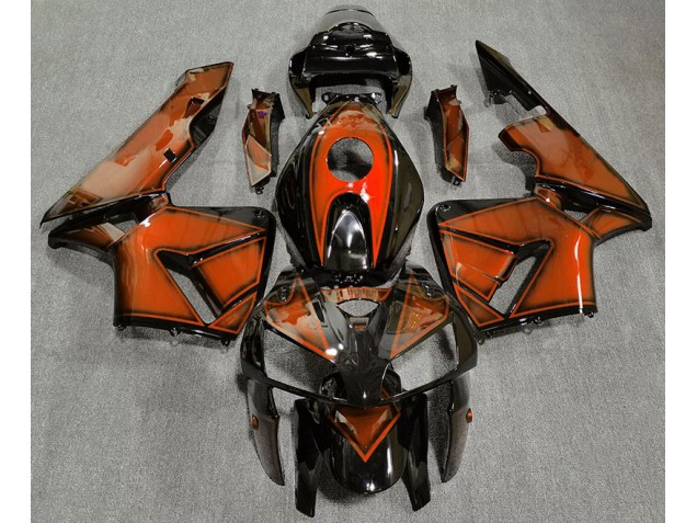 Dunkelorange 2005-2006 Honda CBR600RR Motorrad Verkleidungen Dunkelorange 2005-2006 Honda CBR600RR Motorrad Verkleidungen