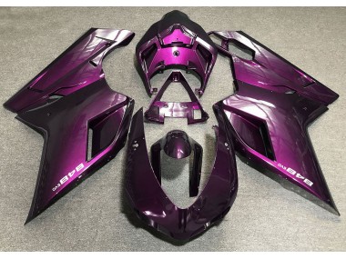 Dunkelpink 2007-2014 Ducati 848 1098 1198 Motorrad Verkleidungen