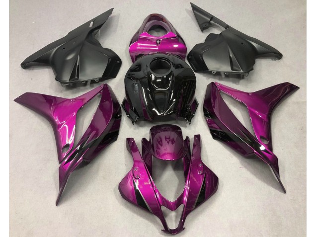 Dunkelrosa Mit Schwarz 2009-2012 Honda CBR600RR Motorrad Verkleidungen Dunkelrosa Mit Schwarz 2009-2012 Honda CBR600RR Motorrad Verkleidungen