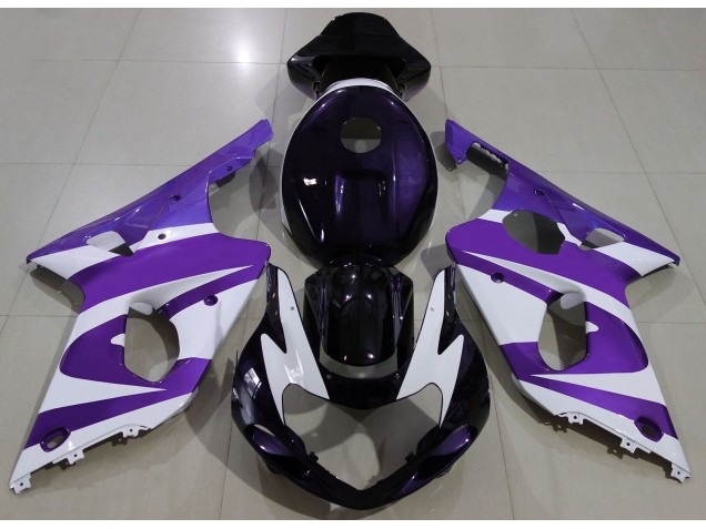 Dunkelviolett 2000-2002 Suzuki GSXR 1000 Motorrad Verkleidungen Dunkelviolett 2000-2002 Suzuki GSXR 1000 Motorrad Verkleidungen