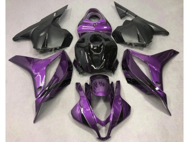 Dunkelviolett Mit Schwarz 2009-2012 Honda CBR600RR Motorrad Verkleidungen