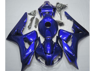 Einfarbig Blau 2006-2007 Honda CBR1000RR Motorrad Verkleidungen