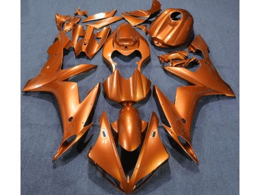 Einfarbig Orange 2004-2006 Yamaha R1 Motorrad Verkleidungen