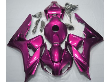 Einfarbig Rosa 2006-2007 Honda CBR1000RR Motorrad Verkleidungen