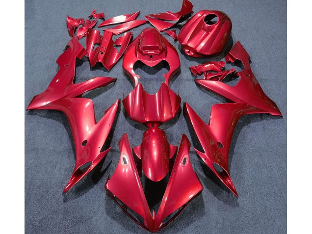 Einfarbig Rot 2004-2006 Yamaha R1 Motorrad Verkleidungen Einfarbig Rot 2004-2006 Yamaha R1 Motorrad Verkleidungen