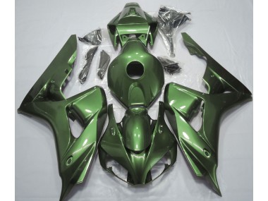 Einfarbig Waldgrün 2006-2007 Honda CBR1000RR Motorrad Verkleidungen