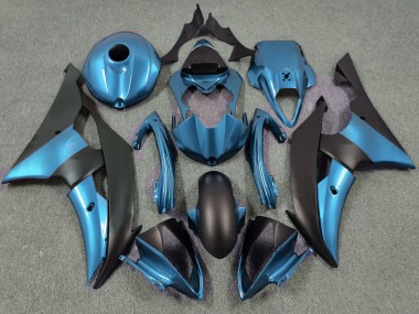 Elektrisches Blau & Matt Schwarz 2008-2016 Yamaha R6 Motorrad Verkleidungen