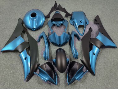 Elektrisches Blau & Matt Schwarz 2008-2016 Yamaha R6 Motorrad Verkleidungen