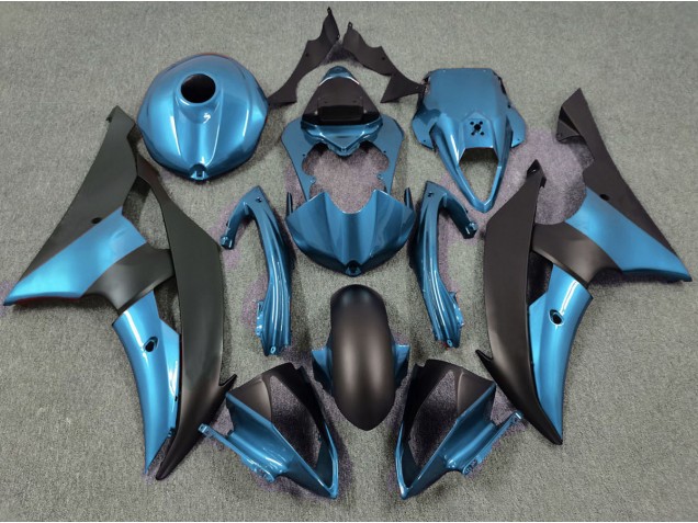 Elektrisches Blau & Matt Schwarz 2008-2016 Yamaha R6 Motorrad Verkleidungen Elektrisches Blau & Matt Schwarz 2008-2016 Yamaha R6 Motorrad Verkleidungen