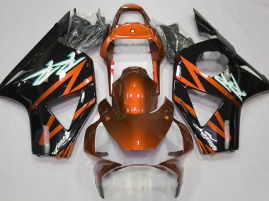Elektrisches Orange 2002-2003 Honda CBR954RR Motorrad Verkleidungen