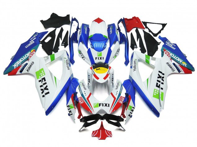 Fixi Benutzerdefiniert 2008-2010 Suzuki GSXR 600-750 Motorrad Verkleidungen Fixi Benutzerdefiniert 2008-2010 Suzuki GSXR 600-750 Motorrad Verkleidungen