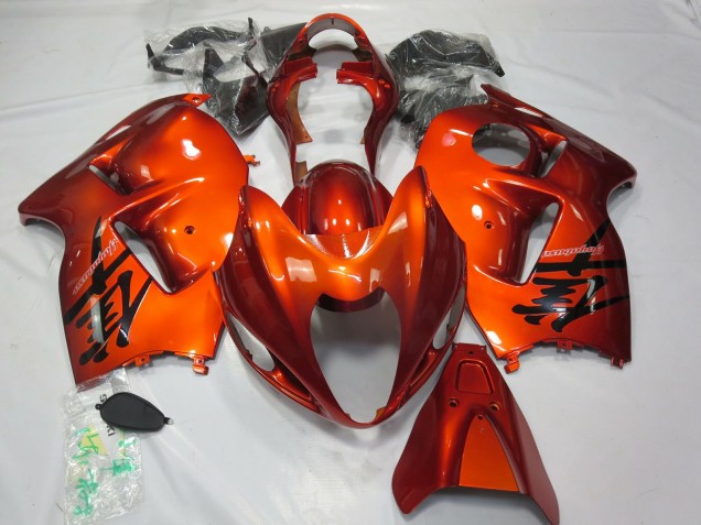 Gebranntes Orange 1997-2007 Suzuki GSXR 1300 Motorrad Verkleidungen Gebranntes Orange 1997-2007 Suzuki GSXR 1300 Motorrad Verkleidungen