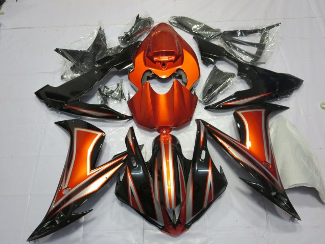 Gebranntes Orange 2004-2006 Yamaha R1 Motorrad Verkleidungen Gebranntes Orange 2004-2006 Yamaha R1 Motorrad Verkleidungen