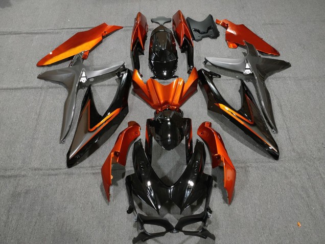 Gebranntes Orange OEM Stil 2008-2010 Suzuki GSXR 600-750 Motorrad Verkleidungen Gebranntes Orange OEM Stil 2008-2010 Suzuki GSXR 600-750 Motorrad Verkleidungen