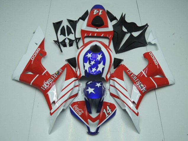 Geico 14 2007-2008 Honda CBR600RR Motorrad Verkleidungen