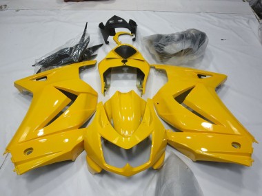 Gelb 2008-2012 Kawasaki Ninja 250 Motorrad Verkleidungen